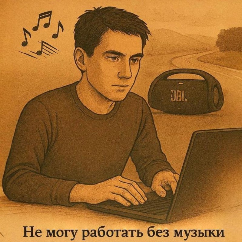 Не могу работать без музыки